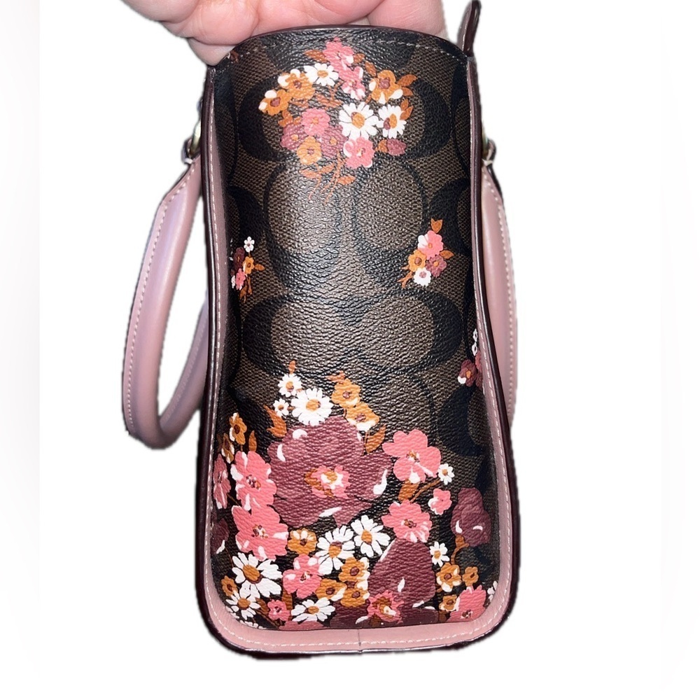 Coach New York Crossbody Sig Medley Bouquet Over Shoulder Handle Purse - Picture 4 of 6